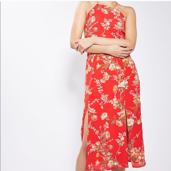 Topshop Dresses & Skirts - Topshop Floral Midi Dress